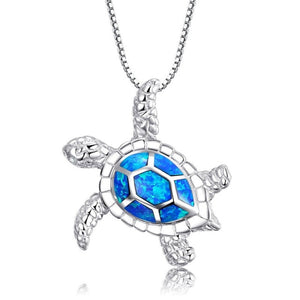 Turtle opal Halsband