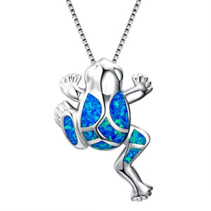 Frog opal Halsband